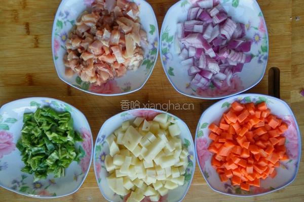 鸡肉咖喱饭的做法图解3
