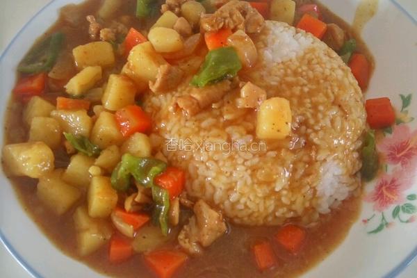 鸡肉咖喱饭的做法图解9