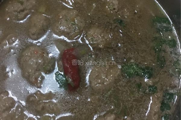 粉丝肉丸的做法图解8