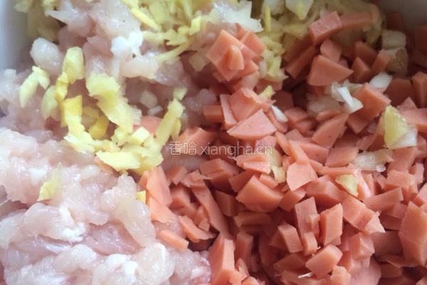 芝麻核桃肉包子的做法图解5