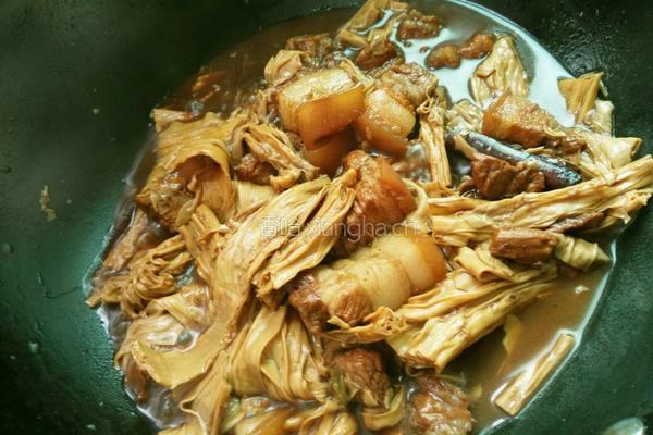 腐竹烧肉的做法图解11