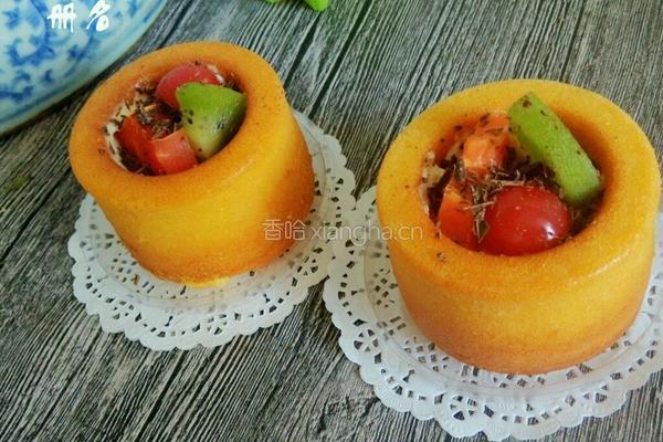 橙味奶油水果杯子蛋糕的做法图解20