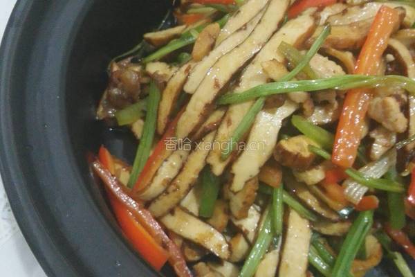 芹菜牛皮香干的做法图解8