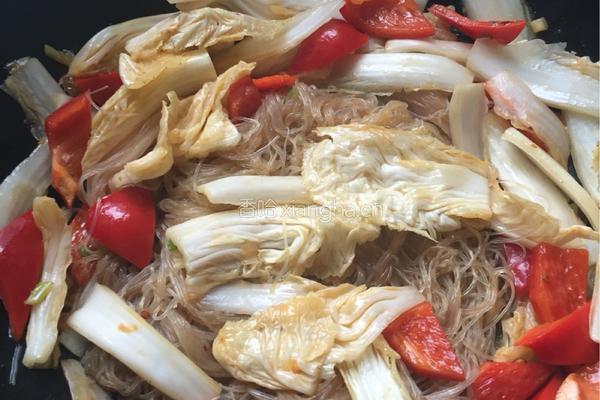 小炒粉丝的做法图解5