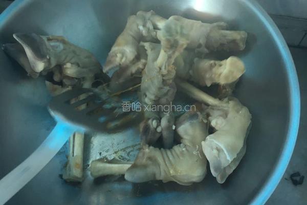 红烧羊蹄的做法图解4