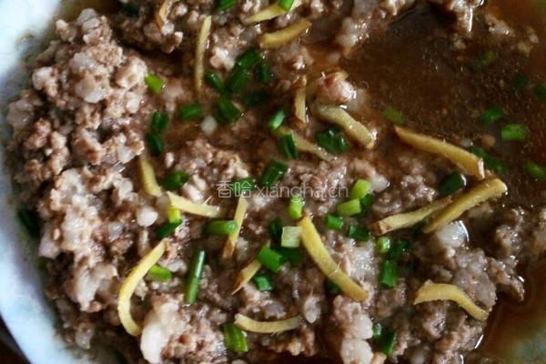 豆酱肉饼的做法图解6