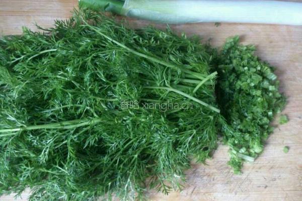 茴香猪肉蒸饺的做法图解1