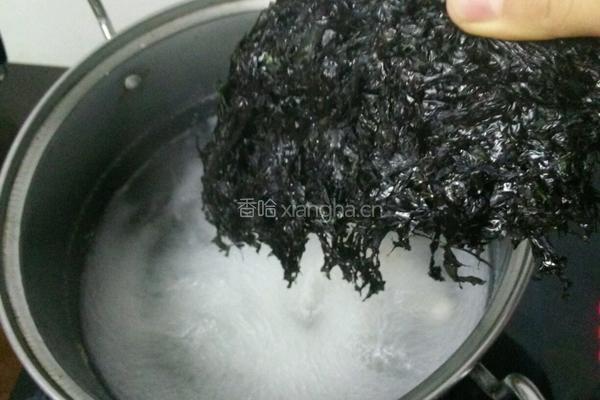 葱花蛋紫菜汤的做法图解8