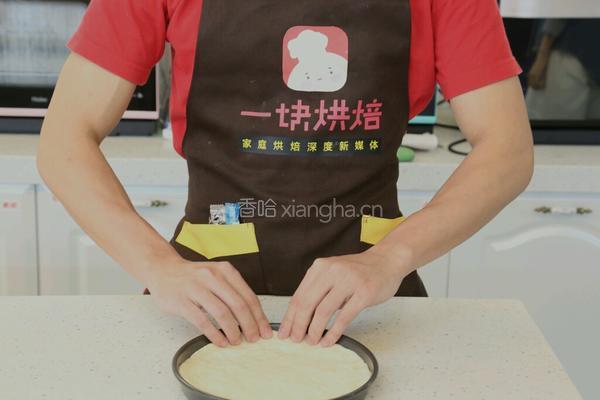 八寸火腿玉米披萨的做法图解9