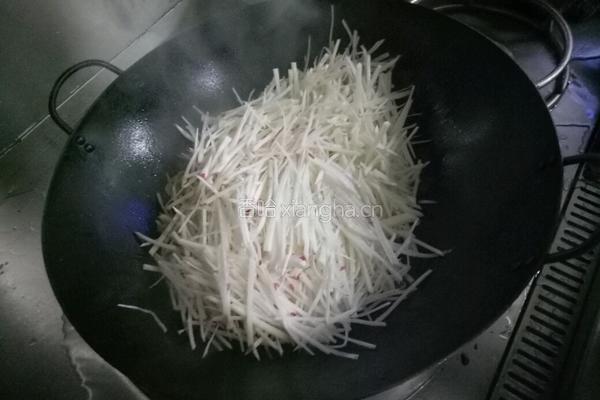 萝卜丝粉条炖豆腐的做法图解7