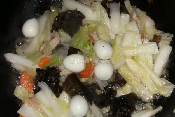 炒大白菜的做法图解7
