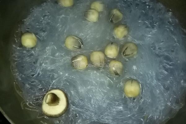 肉末粉丝娃娃菜的做法图解2
