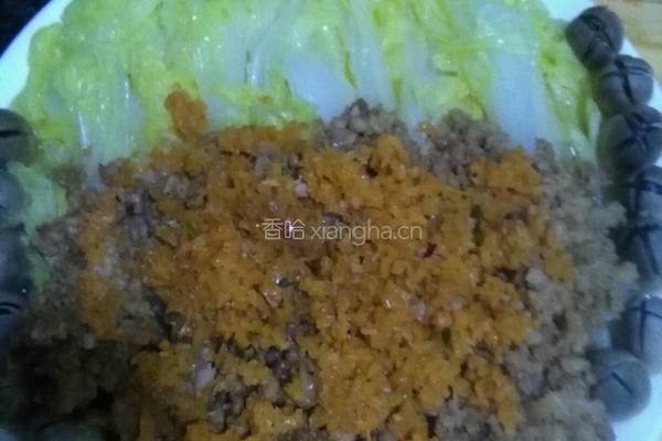 肉末粉丝娃娃菜的做法图解6