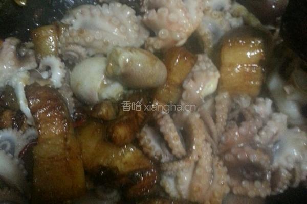 八爪鱼炖五花肉的做法图解6