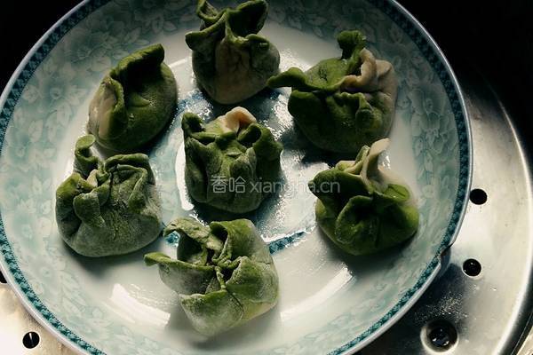 翡翠白菜蒸饺的做法图解24