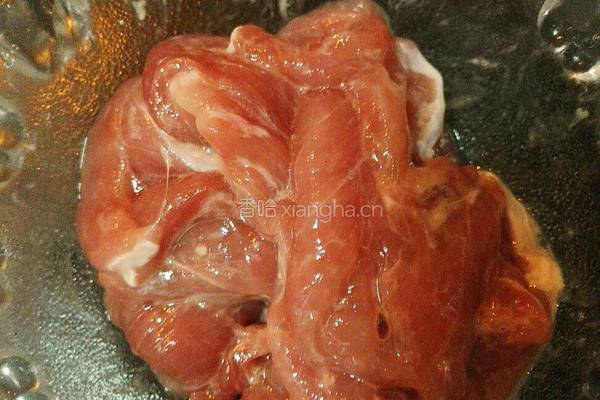 菜花炒肉的做法图解3