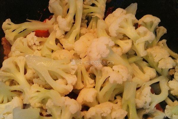 菜花炒肉的做法图解10