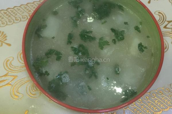 冬瓜虾仁汤的做法图解7