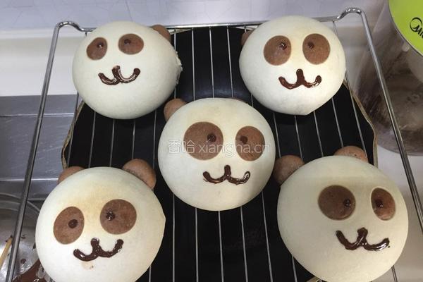 欧克皮熊猫面包的做法图解21