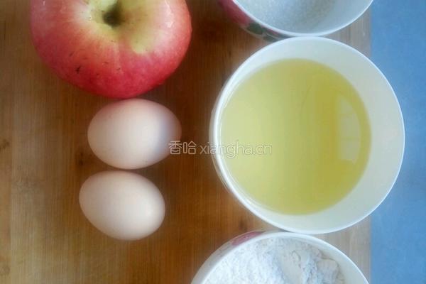 苹果蛋饼的做法图解1