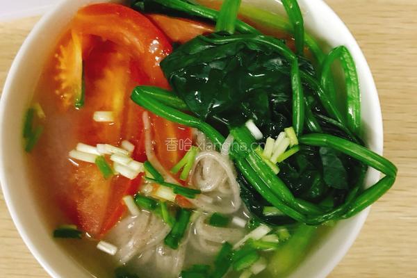 西红柿菠菜荞麦面的做法图解5