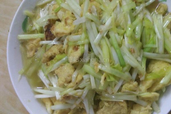 韭菜黄炒鸡蛋