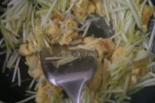 韭菜黄炒鸡蛋的做法图解4