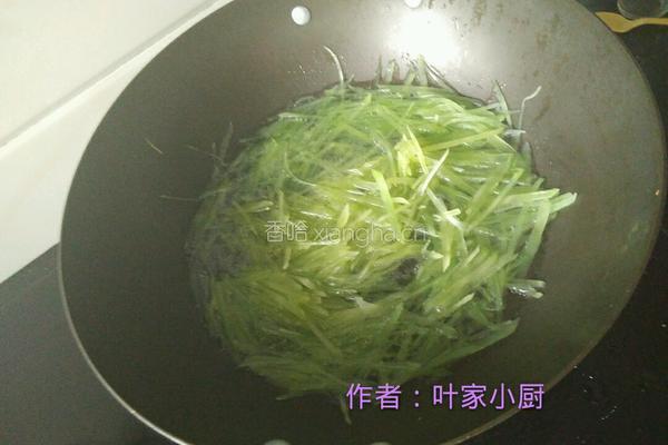清炒莴笋丝的做法图解5