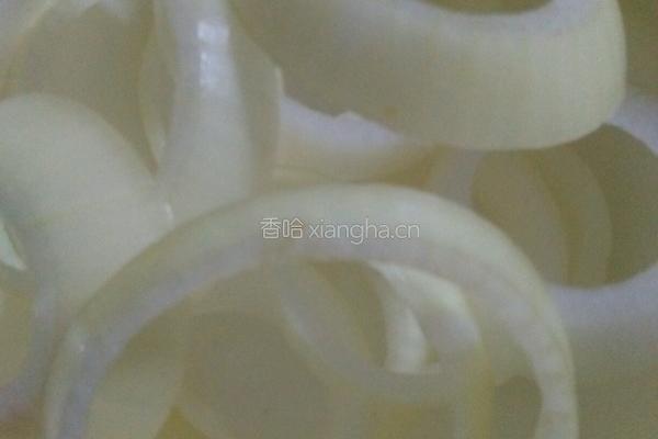 洋葱圈鸡蛋小饼的做法图解1