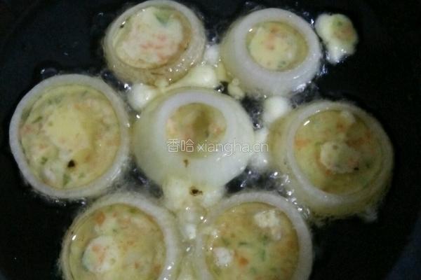 洋葱圈鸡蛋小饼的做法图解6