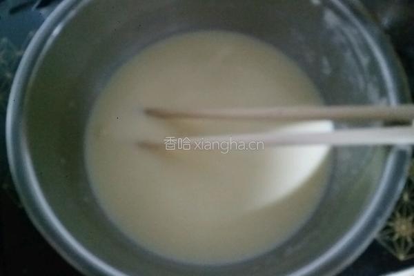 椰香牛奶小方的做法图解5