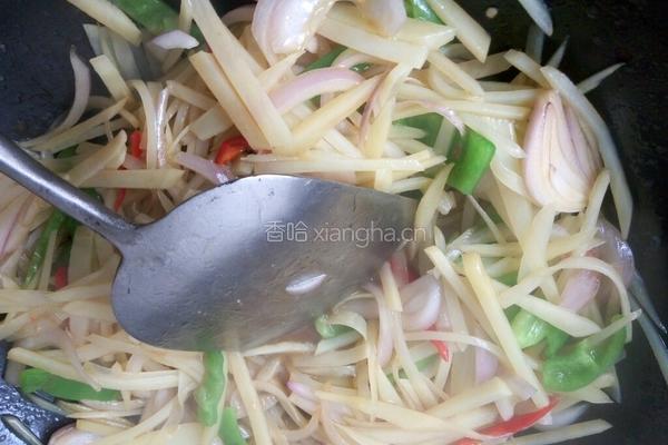 糖醋土豆丝的做法图解5