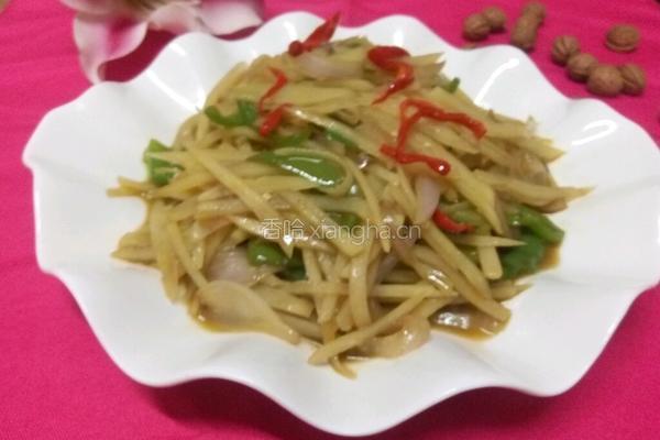 糖醋土豆丝的做法图解6