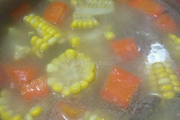 多彩排骨汤的做法图解2
