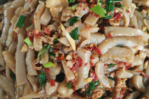 魔芋炒肉的做法图解6
