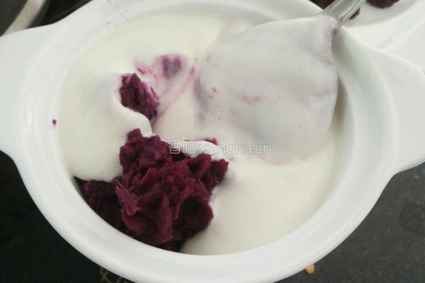 甜蜜双色酸奶的做法图解6