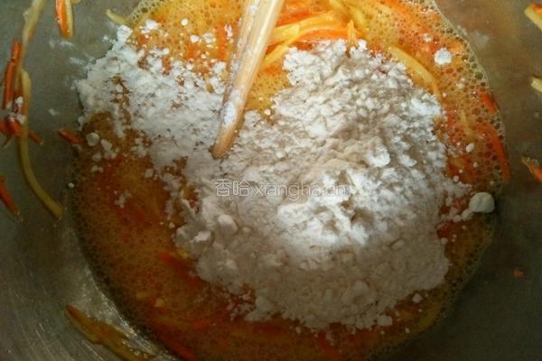 土豆丝鸡蛋饼的做法图解5