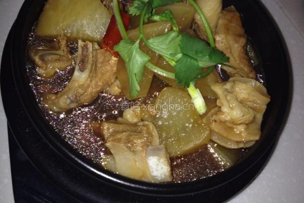 家常羊肉萝卜汤的做法图解6