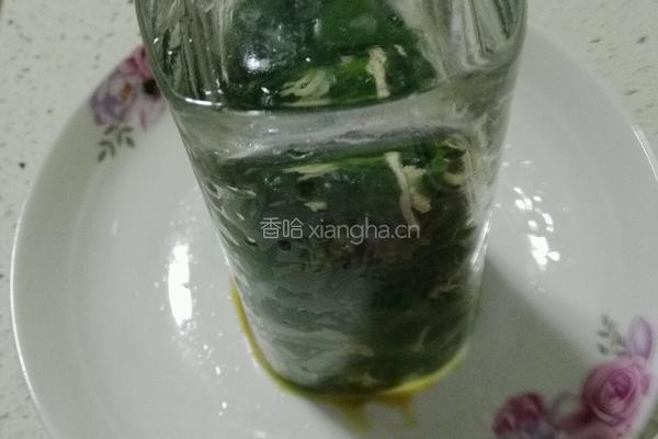 松仁鸡丝菠菜塔的做法图解8