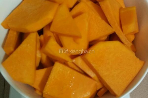 南瓜糯米饼的做法图解2