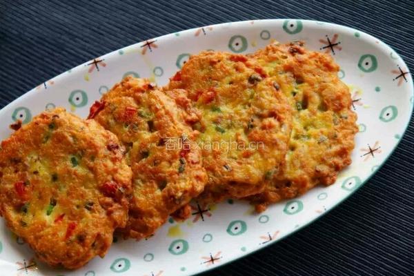 香煎鸡蛋肉饼的做法图解13