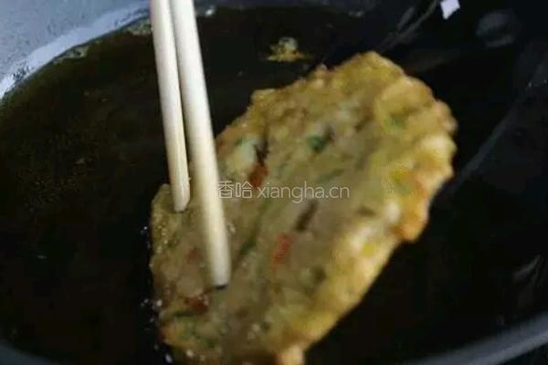 香煎鸡蛋肉饼的做法图解12
