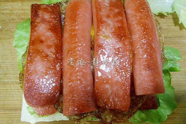 简易三明治的做法图解14