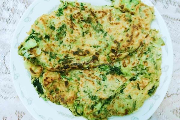 黄金青菜饼