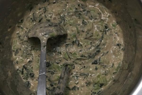 黄金青菜饼的做法图解2