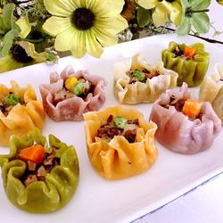 五彩三鲜烧麦的做法[图]
