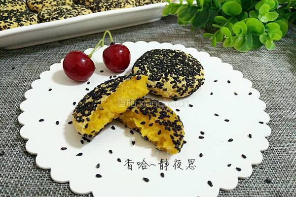 黑芝麻红薯饼（烤箱版）的做法图解13