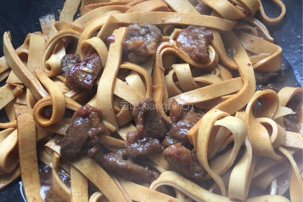 千张丝炒牛肉的做法图解6