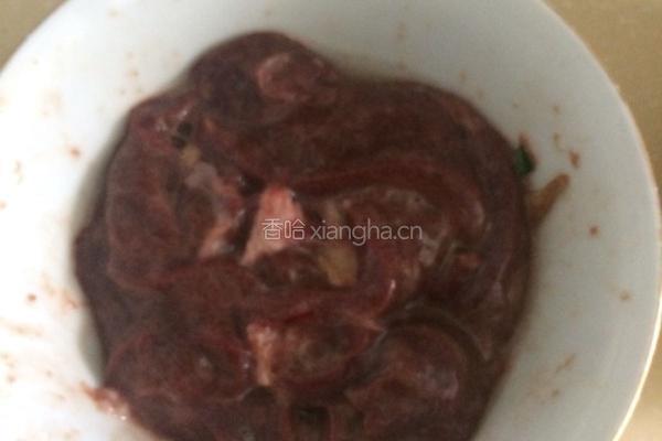 猪肝瘦肉粥。的做法图解2