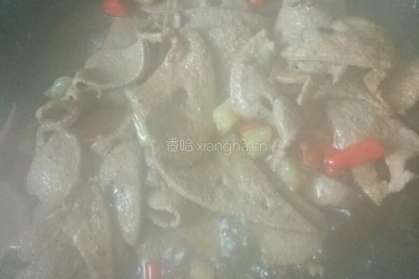香芹溜肝尖儿的做法图解9